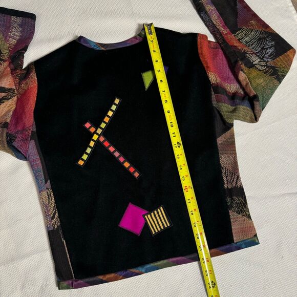 Vintage Lynn Murray Jacket Women’s Retro Artsy Tapestry Wool blend size 6 - Picture 8 of 16